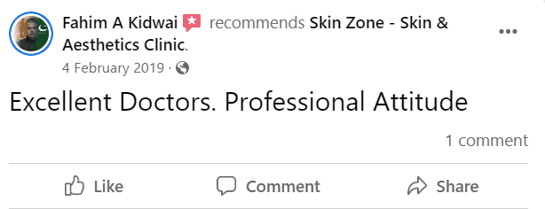 skinzone rawalpindi Review